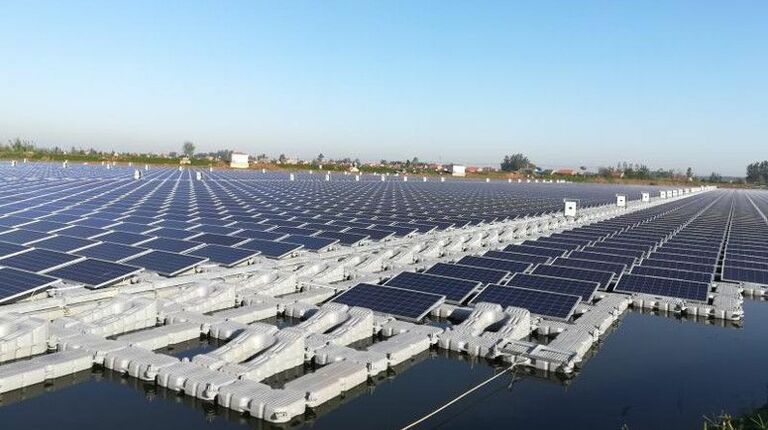 SMA inverters powering the largest single floating PV power plant in Jiangsu, China