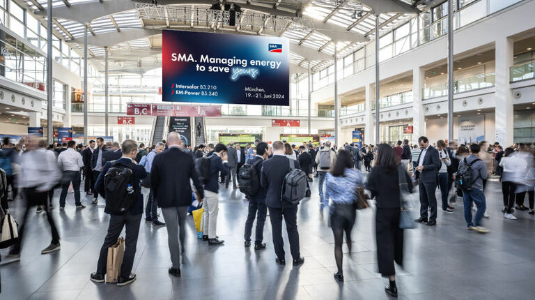 Spotlight on the future of renewable energy: SMA presents pioneering solutions at Intersolar Europe 2024