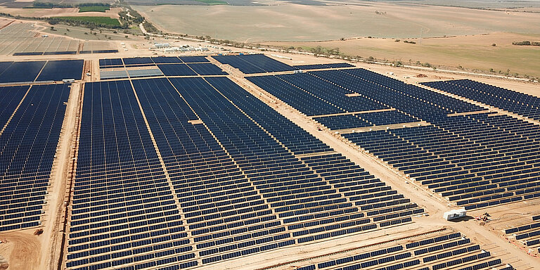 Solar farm Karadoc in Australia