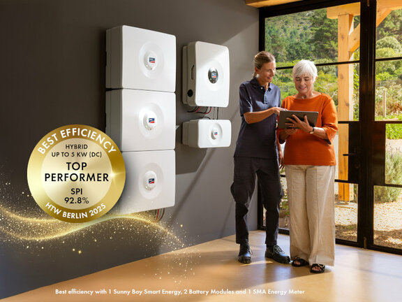 All-in-one solution with SMA Home Energy Solution