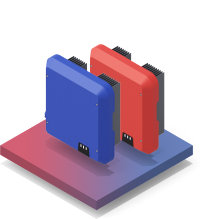 Sunny Tripower or Sunny Boy SMA inverter that converts solar power (direct current) into usable alternating current