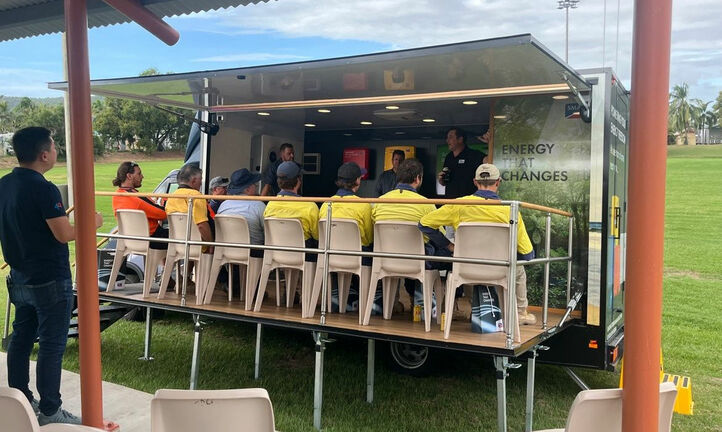 Sunny mobile Solar Academy in Townsville