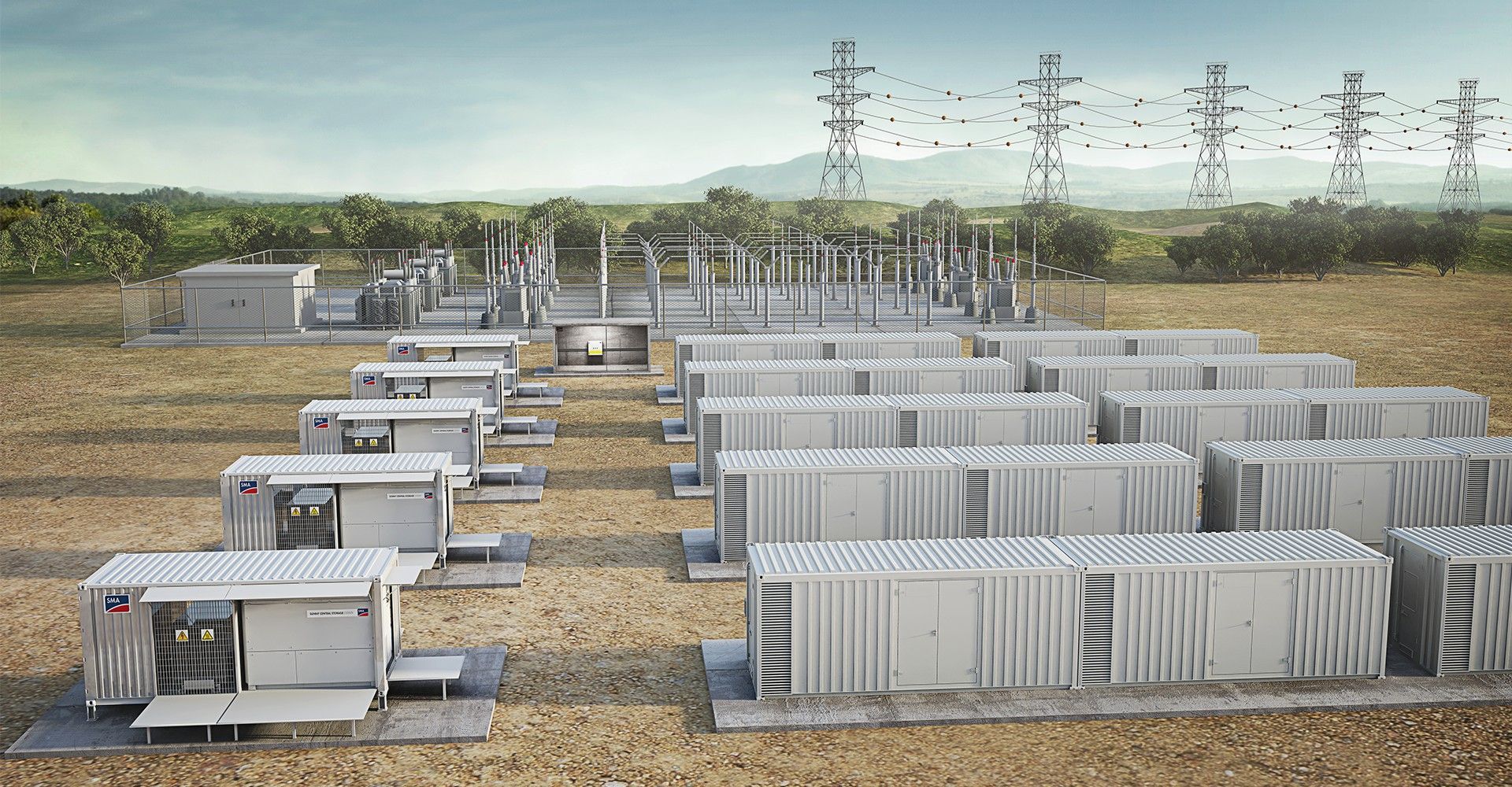LargeScale Storage Solutions SMA Solar