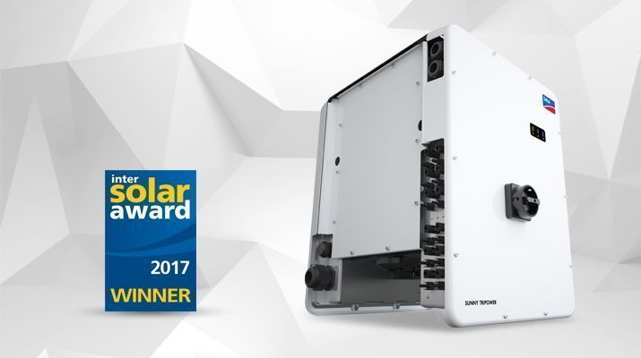 SMA Receives Intersolar Award for the Sunny Tripower CORE1